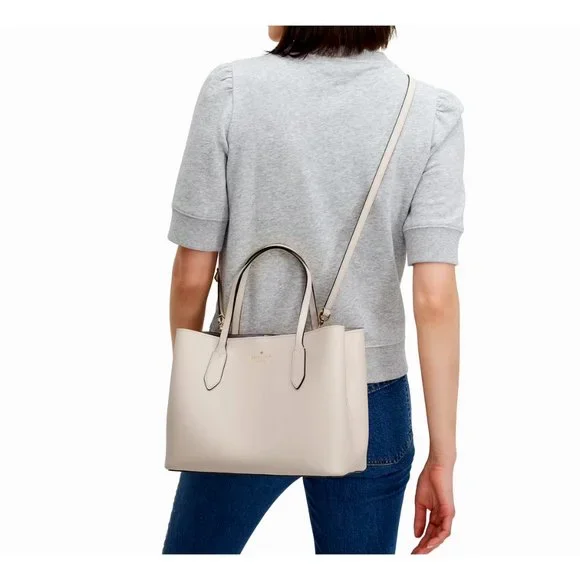 New Kate Spade Harper Satchel Grain Leather Tusk